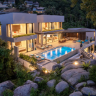 Villa Vida Samui Outdoor Area at Night | Chaweng, Koh Samui