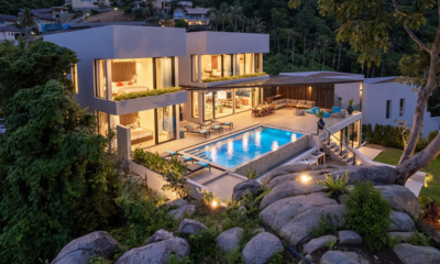 Villa Vida Samui Outdoor Area at Night | Chaweng, Koh Samui