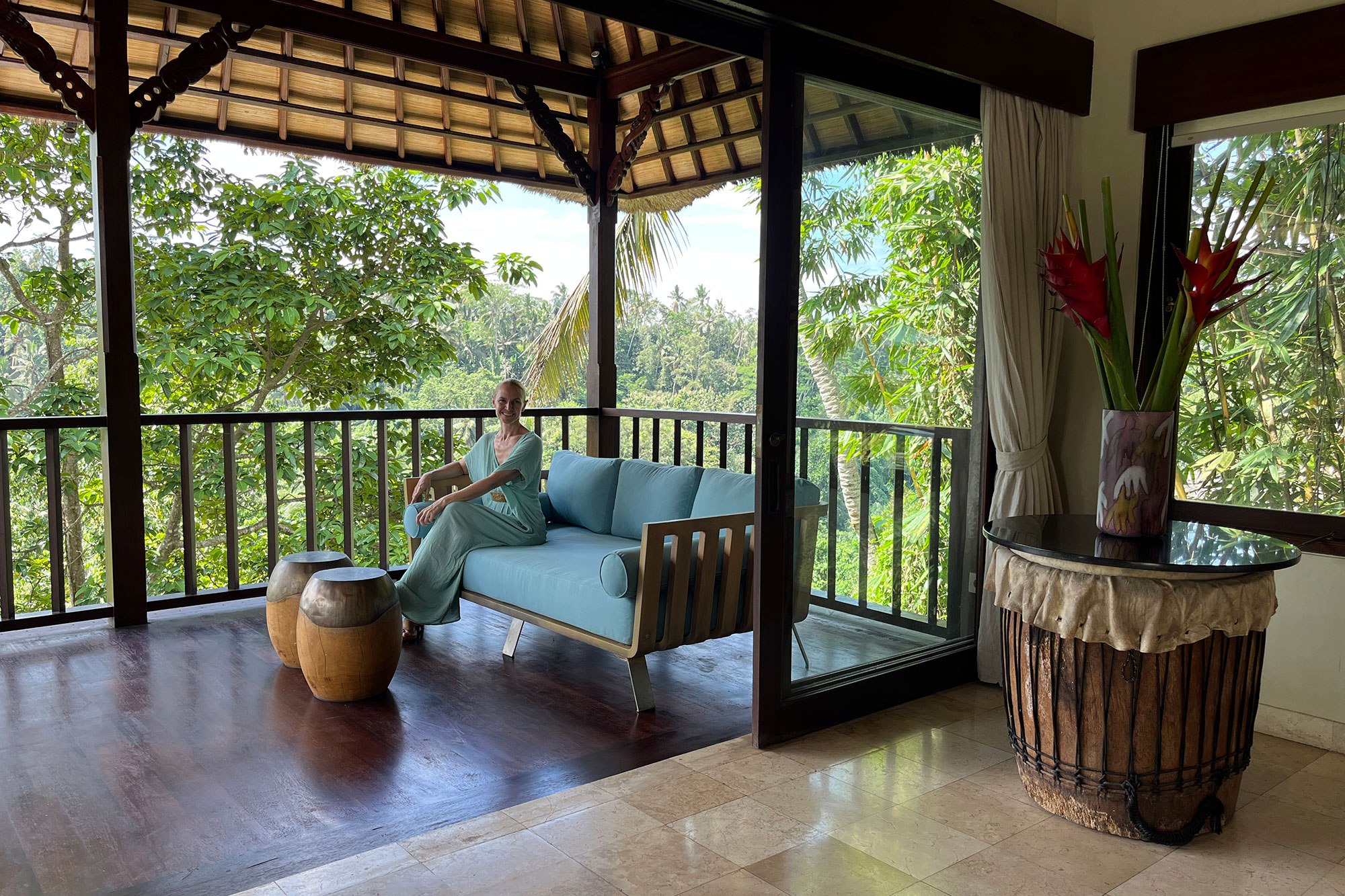 Villa Imogiri Balcony View With Sara