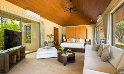 Villa Sai Tai Bedroom One with Sofa and TV | Taling Ngam, Koh Samui