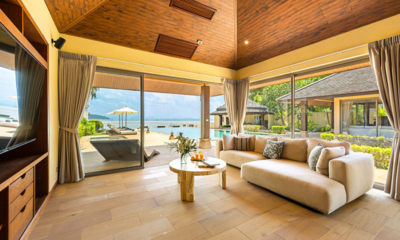 Villa Sai Tai Bedroom Two with Sofa and TV | Taling Ngam, Koh Samui