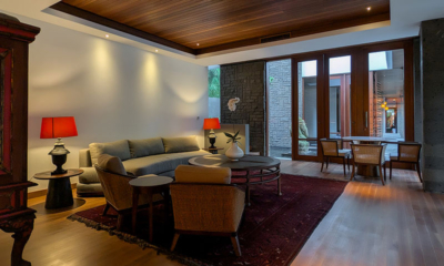 Jeeva Tirta Lounge Room with Lights | Batubelig, Bali