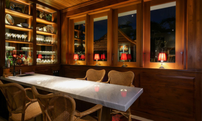 Jeeva Tirta Bar Counter at Night | Batubelig, Bali