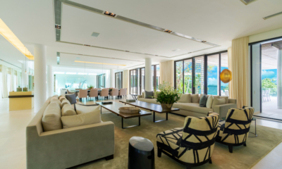 Villa Amarasara Indoor Living and Dining Area | Cape Yamu, Phuket