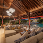 The Suaka Baliaga Pool Side Living and Dining Area | Batubelig, Bali