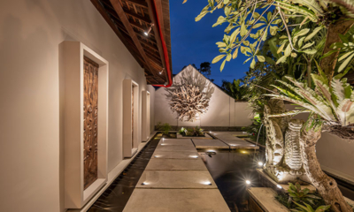 The Suaka Baliaga Pathway at Night | Batubelig, Bali