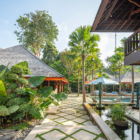 The Suaka Baliaga Pathway to the Pool | Batubelig, Bali