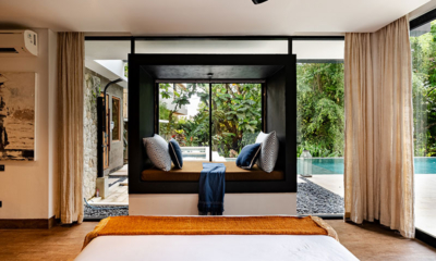 Villa Zeno Arete Bedroom Four with Pool View | Canggu, Bali