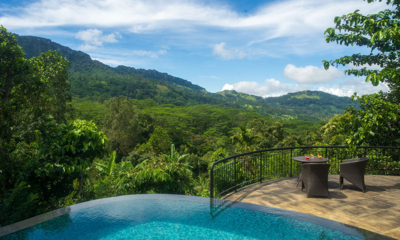 Dendrobium House Pool Side Dining Area with View | Kandy, Sri Lanka