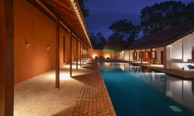 Maya Tangalle Pool Side Area at Night | Tangalle, Sri Lanka