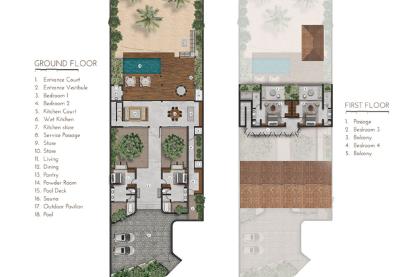 Sri Lanka The Six Villa Kyra Floorplan