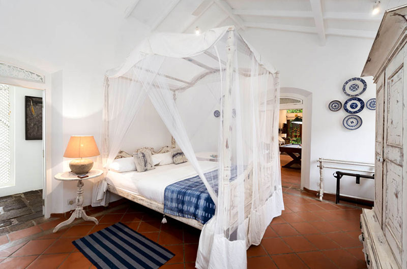 Victoria Villa Bedroom Four with Side Lamps | Talpe, Sri Lanka