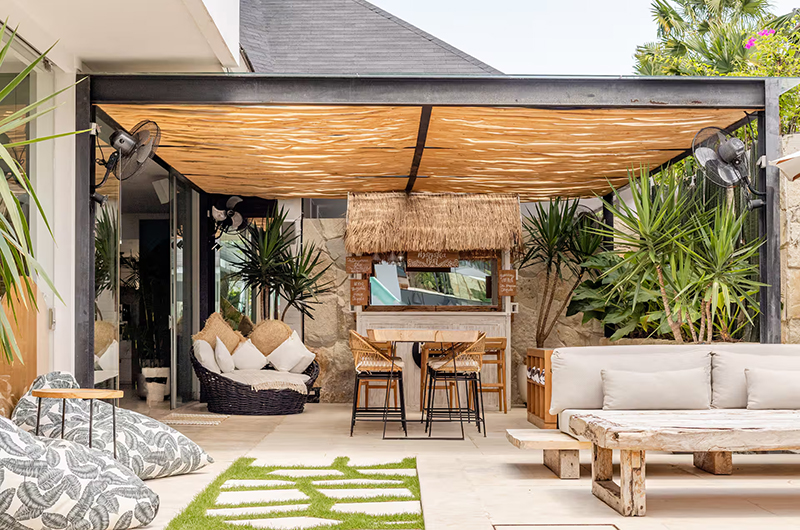 The Myki Pool Side Seating Area with View | Canggu, Bali