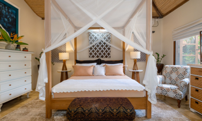 Rumah Melati Estate Bedroom Two with Four Poster Bed | Ubud, Bali