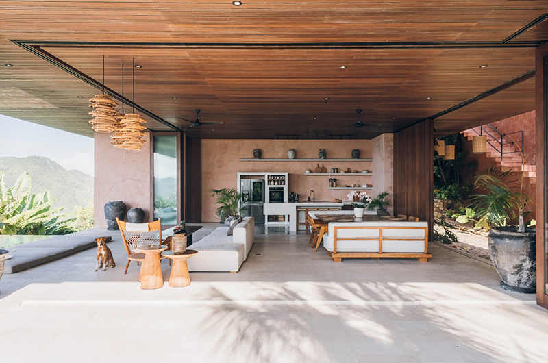 Tampah Hills Villa Chibo Living and Dining Area | Selong Belanak, Lombok