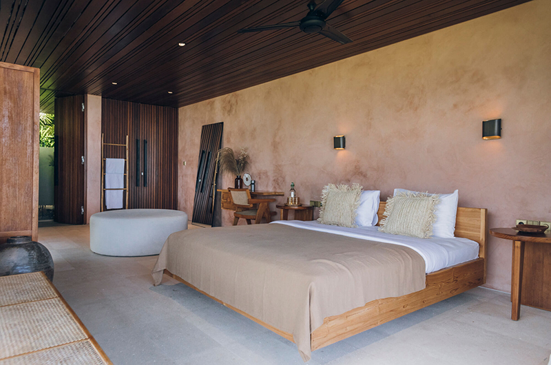 Tampah Hills Villa Chibo Bedroom One with Seating Area | Selong Belanak, Lombok