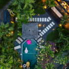 Villa Lamasa Gardens and Pool Top View | Seminyak, Bali