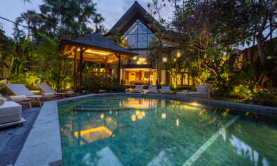Villa Lamasa Pool at Night | Seminyak, Bali