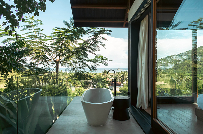 Tampah Hills Villa Mentari Open Plan Bathtub with Sea View | Selong Belanak, Lombok Tampah Hills Villa Mentari Open Plan Bathtub with Sea View | Selong Belanak, Lombok