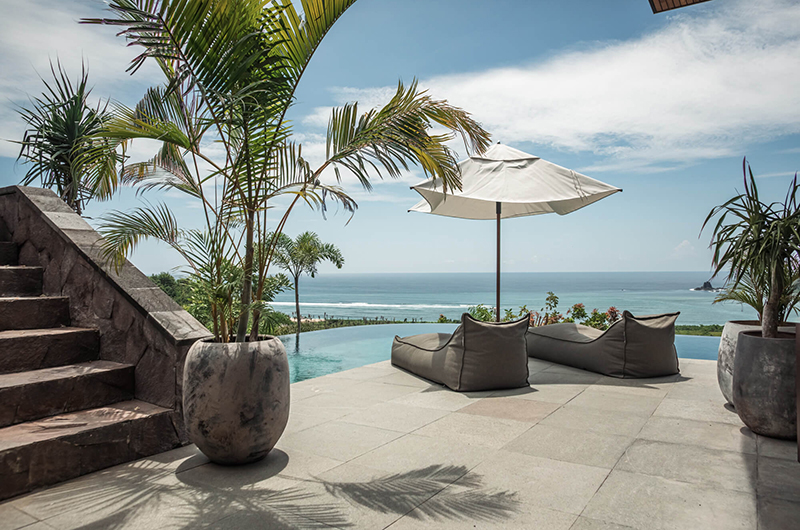 Tampah Hills Villa Nabu Pool Side Seating Area with Sea View | Selong Belanak, Lombok Tampah Hills Villa Nabu Pool Side Seating Area with Sea View | Selong Belanak, Lombok
