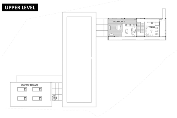 Villa Mayavee Upper Level Floorplan | Kamala, Phuket