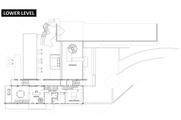 Villa Mayavee Lower Level Floorplan | Kamala, Phuket